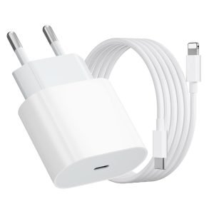Schnellladegerät USB C passt für iPhone 11, 12, 13, 14, Pro, X, Xs, Xr Lightningkabel