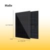 VALE MiniPV 800‑MI80‑V, 880 Wp, Bifacial Full Black Balkonkraftwerk