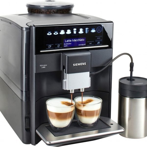 Kaffeevollautomat EQ6 plus s400 TE654509DE, Doppeltassenfunktion, Keramikmahlwerk