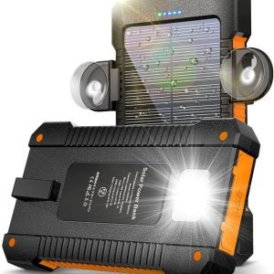 4smarts TitanPack Solar Flex Powerbank schwarz. Solarladegerät
