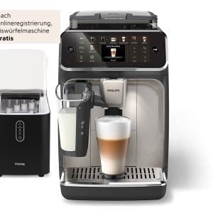 Kaffeevollautomat EP5547/90 5500 Series, 20 Kaffeespezialitäten (heiß oder eisgekühlt), Chrom-Schwarz
