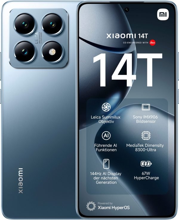 Xiaomi 14T 256GB Smartphone Blau