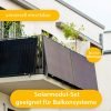 VALE MiniPV 800‑MI80‑V, 880 Wp, Bifacial Full Black Balkonkraftwerk