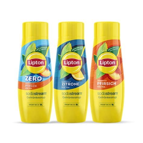 Lipton Sirup Set (Pfirsisch Zero, Pfirsisch & Zitrone)