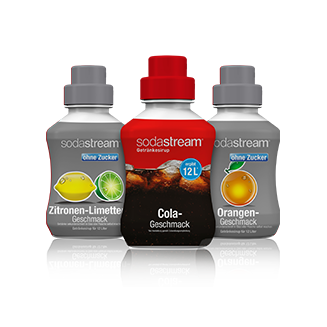 sodastream Sirup Set (Zitrone, Cola & Orange)