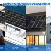 Solarmodul 150W Solarpanel 12V – Monokristalline Solarmodule mit Alurahmen